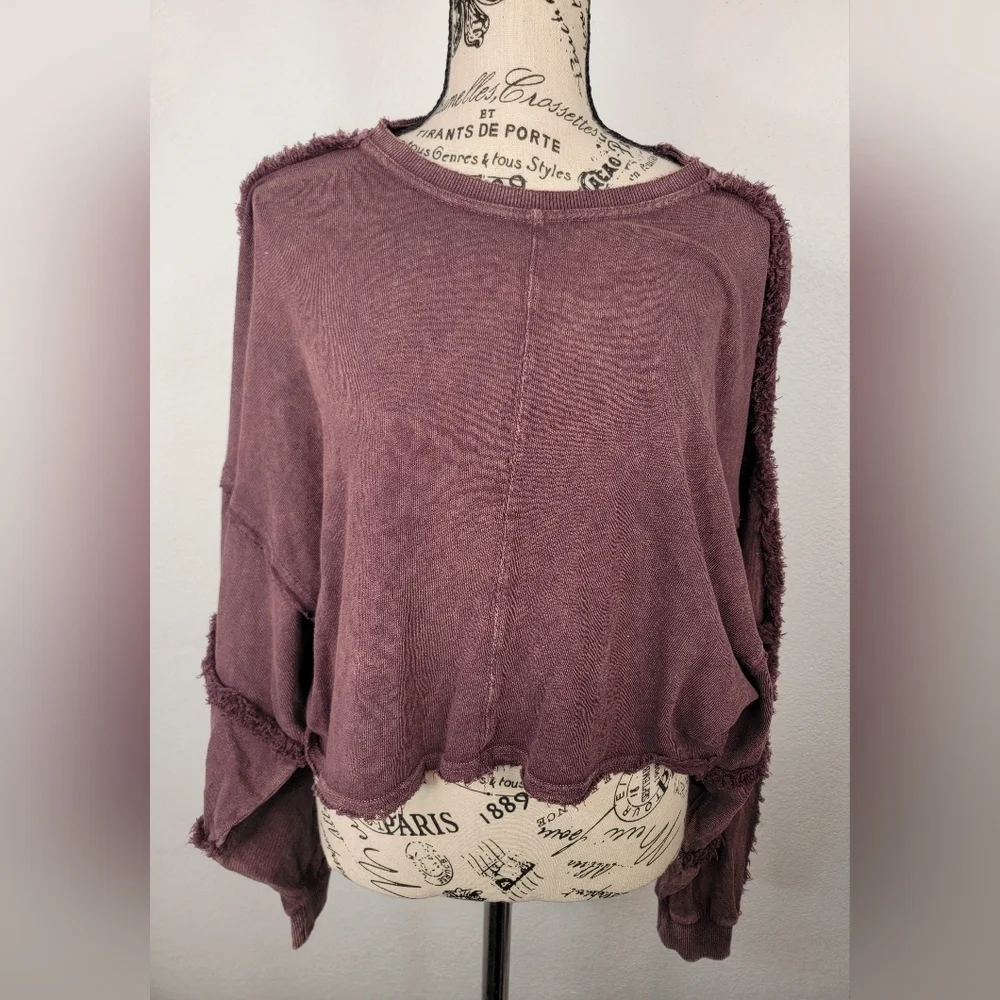 Free People Movement Magnolia Pullover Top XS Long Sleeve OB947329